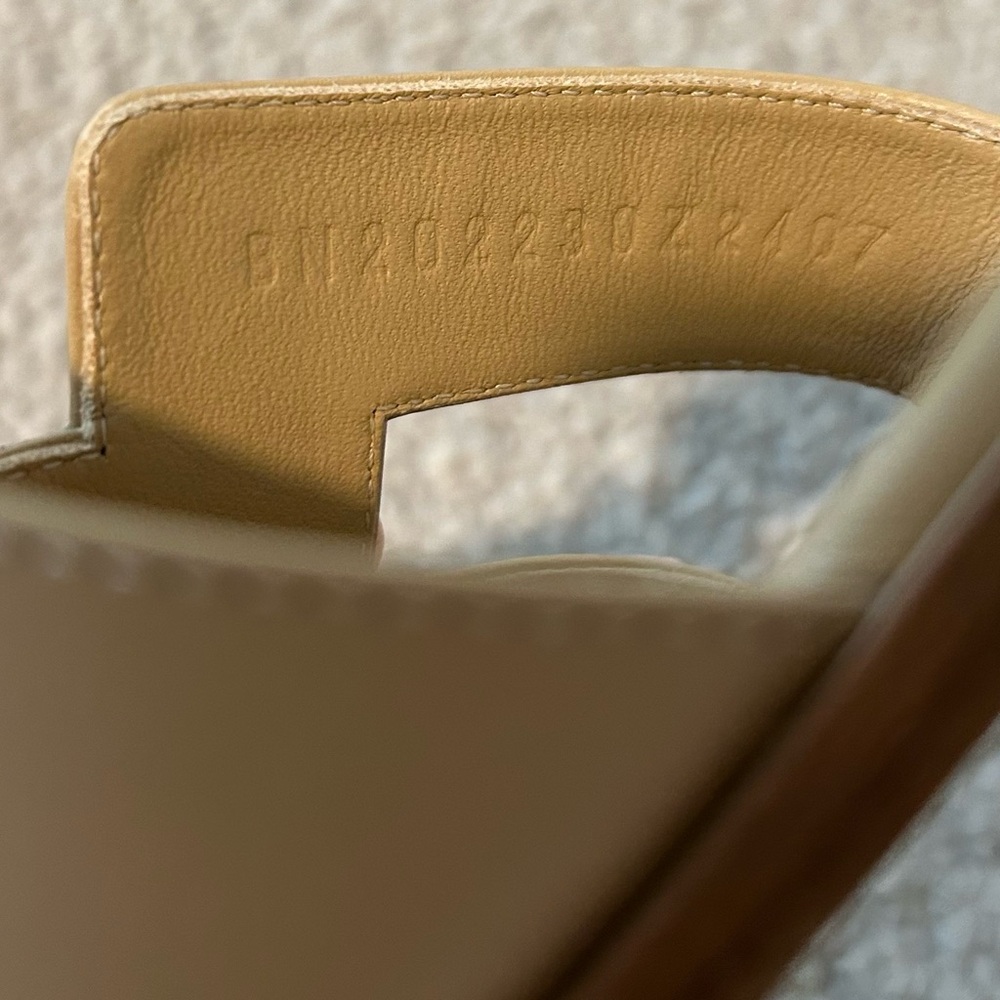 Authentic Hermes Oran Sandals Beige Natura / Beige Natural - size 40 / 9.5 - Picture 9 of 13